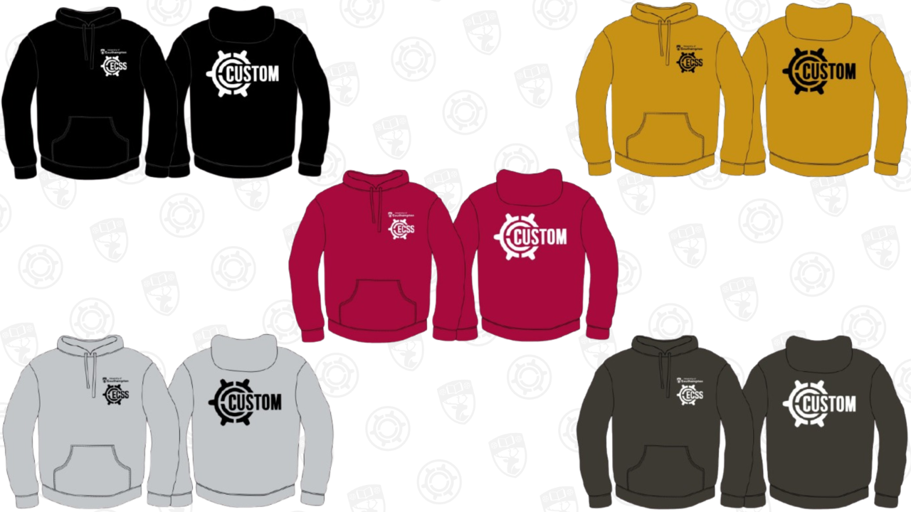 ECSS Merch: Logo + Custom back Hoodie